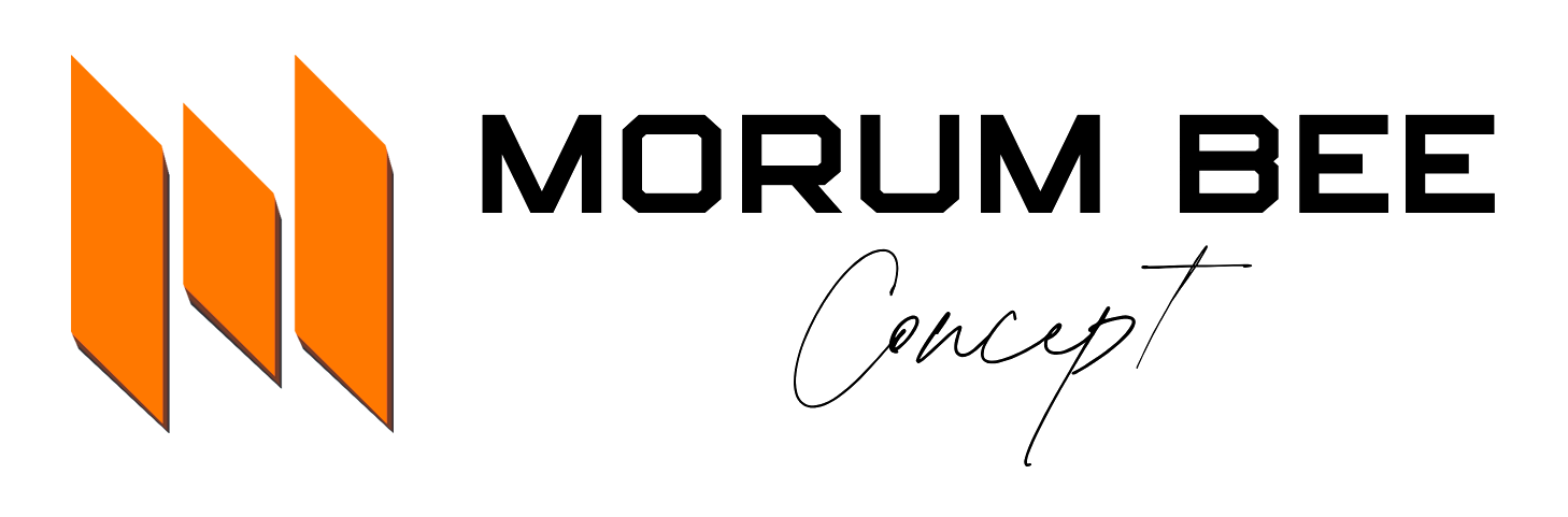 Morum Bee Concept logo